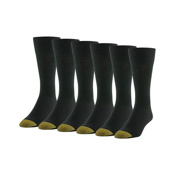 6-Pairs of GOLDTOE Men's Cambridge Crew Socks