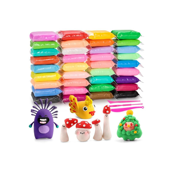 36 Colors Modeling Air Dry Clay Kit
