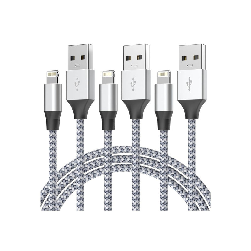 3-Pack iPhone Charger Cords
