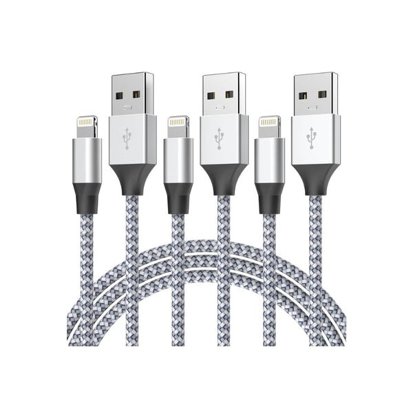 3-Pack iPhone Charger Cords