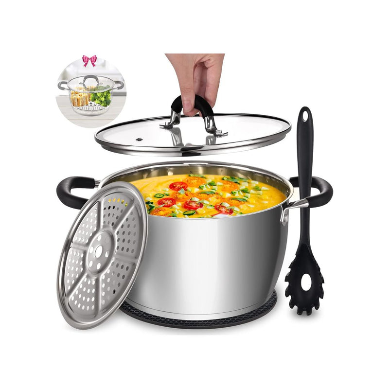 6 Quart Stainless Steel Stockpot
