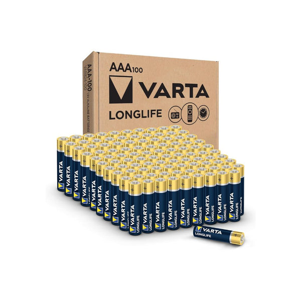 100-Pk Alkaline AAA Batteries