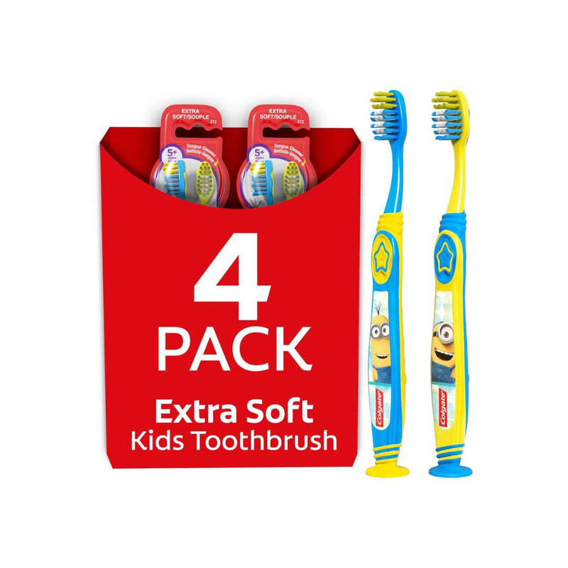 4-Pack Colgate Kids Toothbrush, Minions