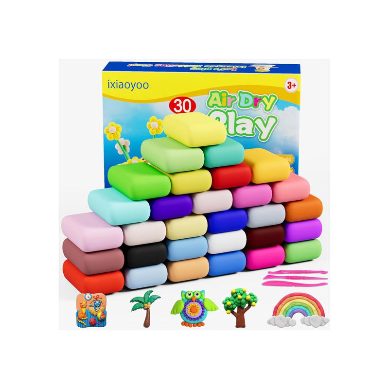 Kid's Modelling Clay, 30 Colors