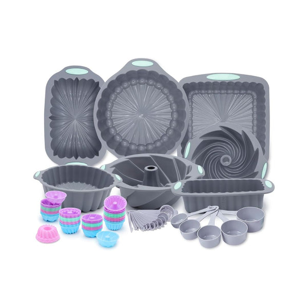 72-Pieces Silicone Nonstick Bakeware Set