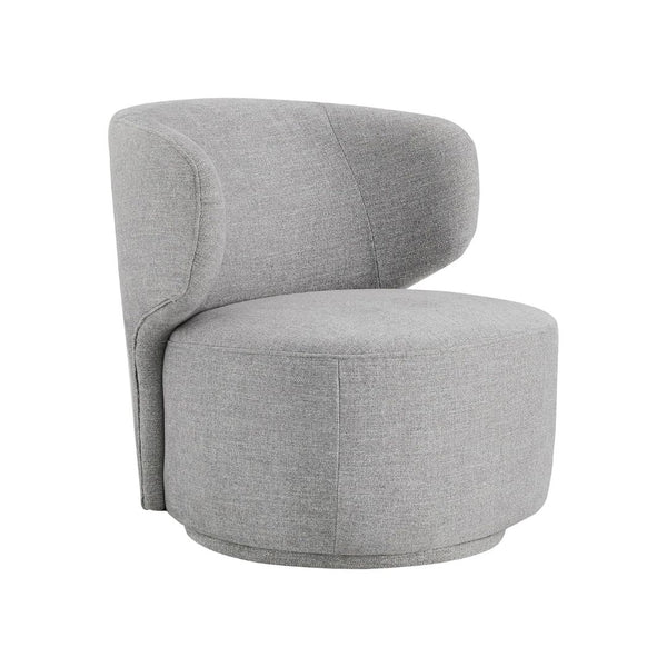 Modern Swivel Wrap Around Upholstered Accent Chair