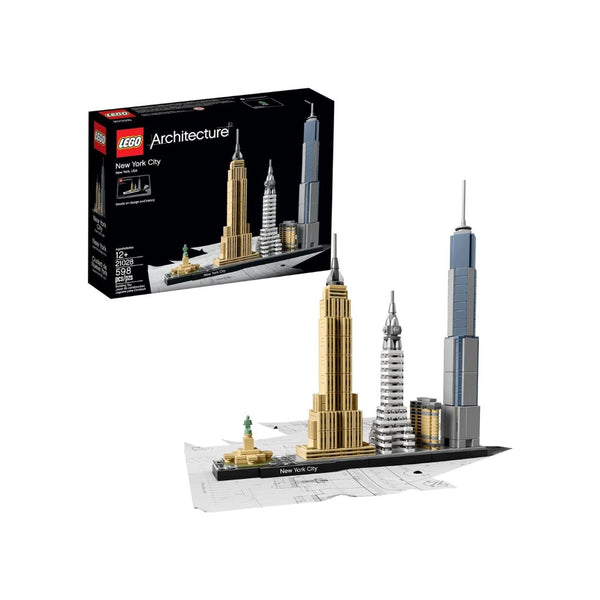 598-Pcs LEGO Architecture New York City Model Kit