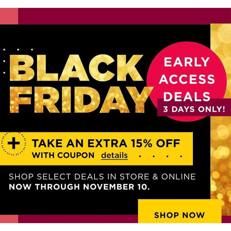 3-Days Black Friday Early Access Deals at Kohl's