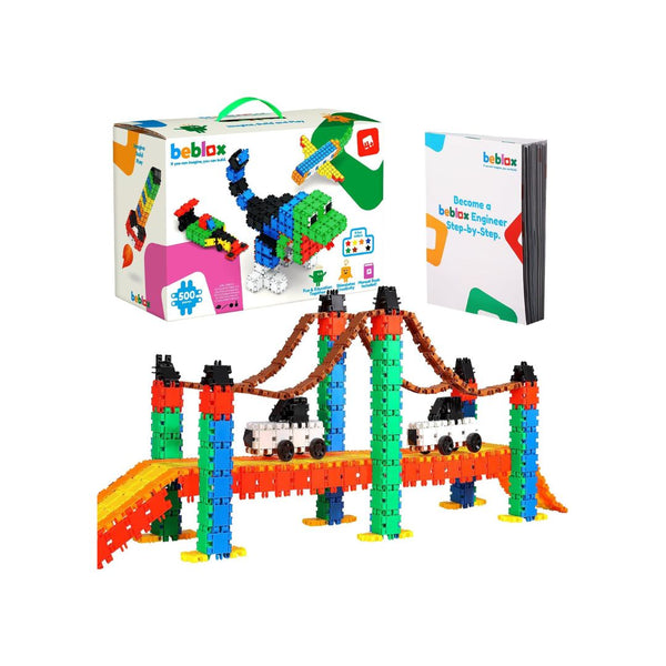 500-Pieces BEBLOX Building Blocks Set (CLICS)