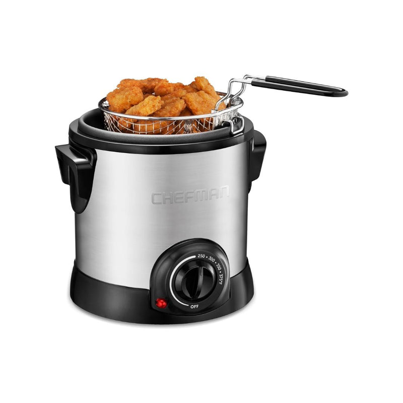 Chefman Fry Guy Deep Fryer with Removable Basket