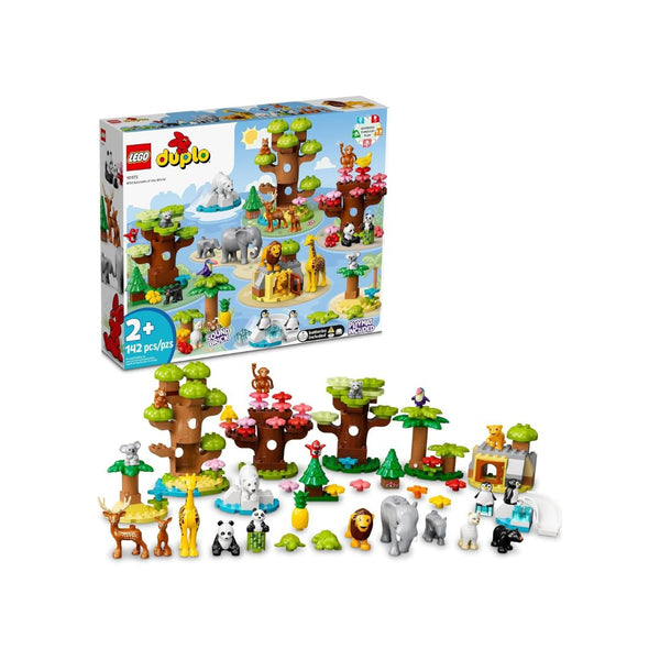 142-Pcs LEGO DUPLO Wild Animals of The World Building Set