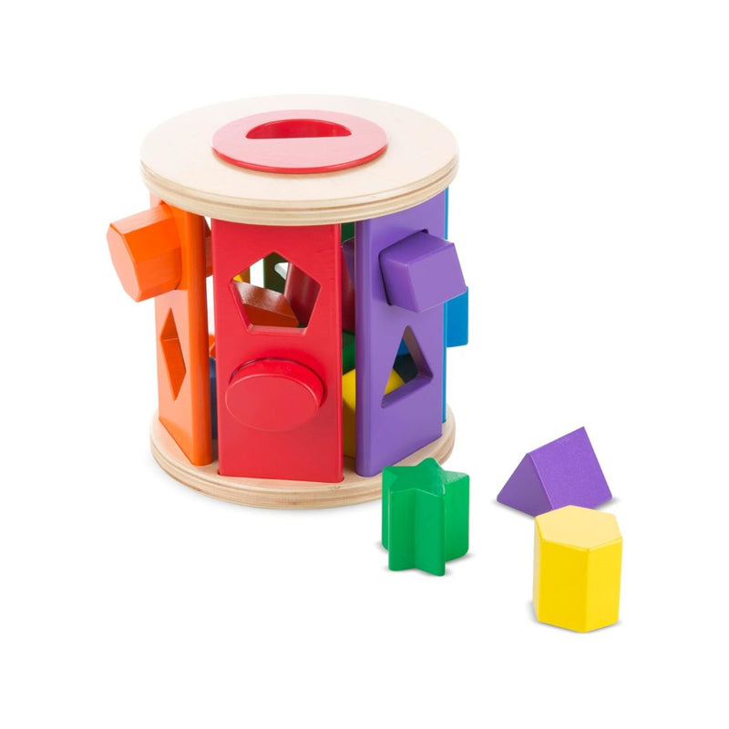 Melissa & Doug Match and Roll Shape Sorter