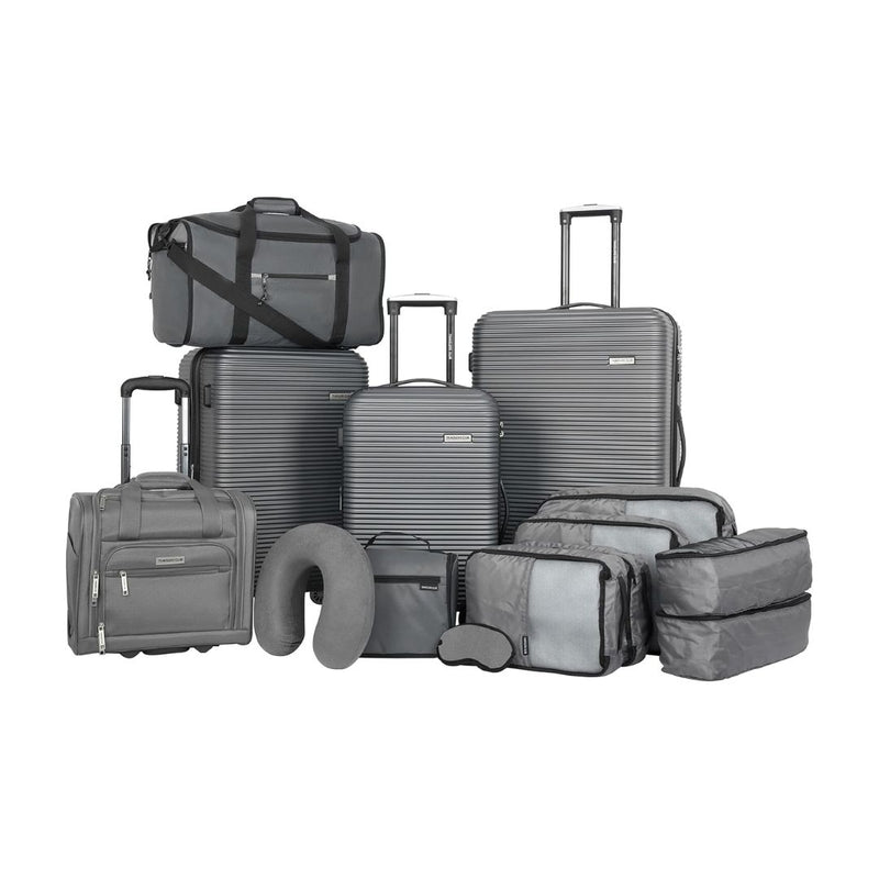 14-Piece Travelers Club Riddock Luggage and Travel Accessories Set