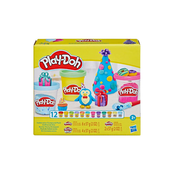 Play-Doh Celebration 12 Bulk Pack, Assorted Colors & Shine