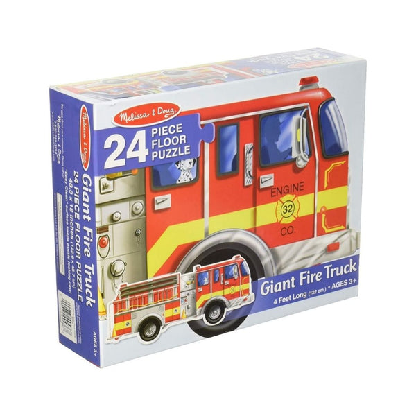 Melissa & Doug Giant Fire Truck 24-Piece Floor Puzzle