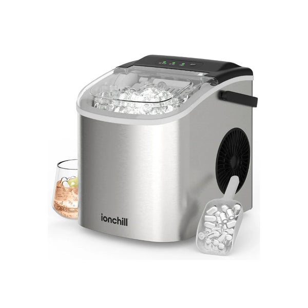 Ionchill Portable Countertop Bullet Cubed Ice Maker