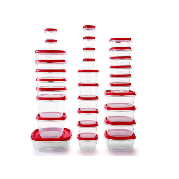 Set Of 30 Rubbermaid Food Storage Containers With Lids