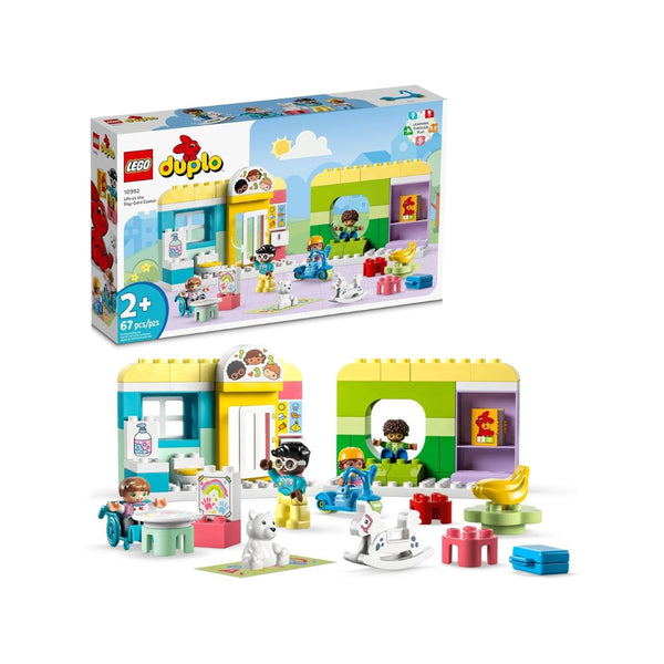 67-Pc LEGO DUPLO Town Life at The Day-Care Center Building Toy Set