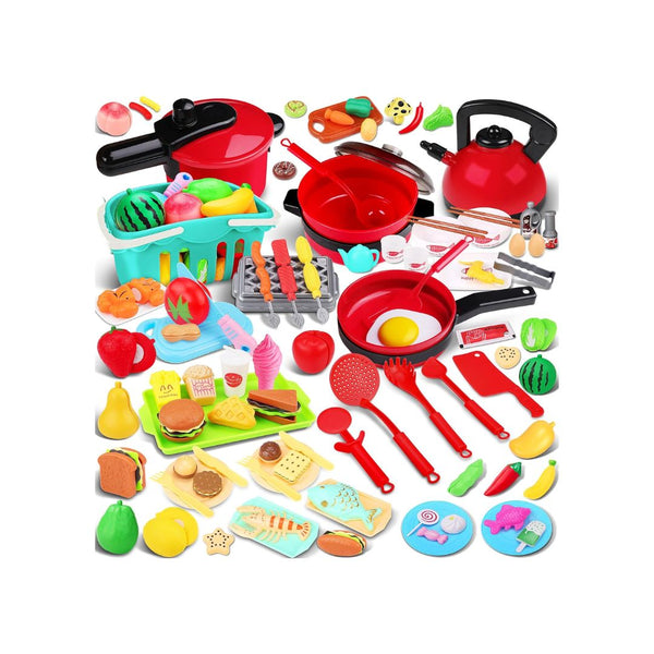 134-Pcs Toy Kitchen Accessories