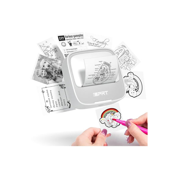 Mini Printer with 1 Roll Sticker Paper