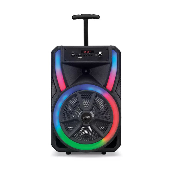 iLive LED+ Wireless Tailgate Party Speaker with Microphone