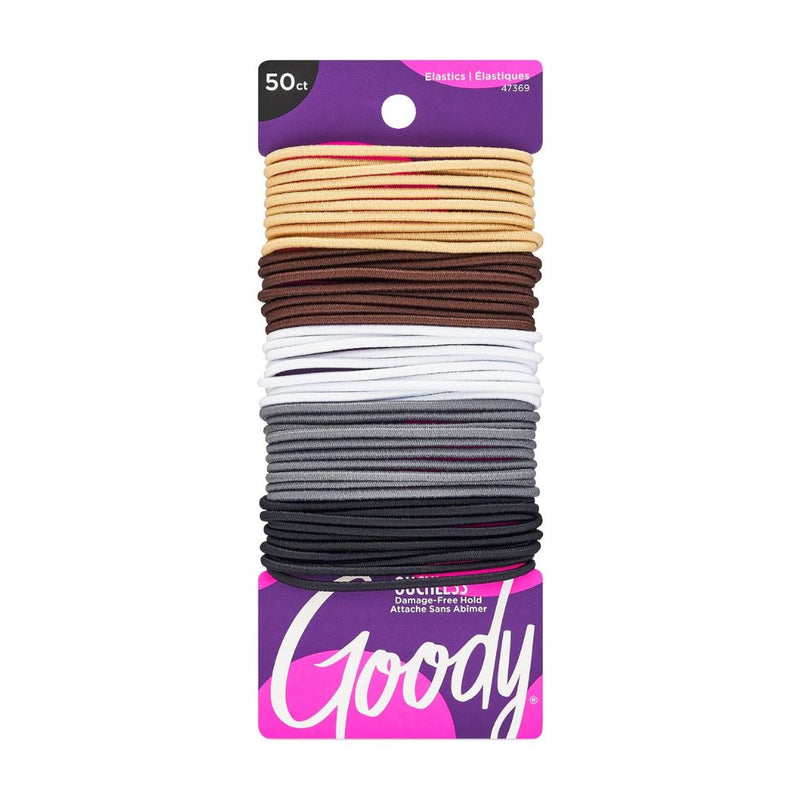 50 Goody Ouchless Elastic Hair Ties