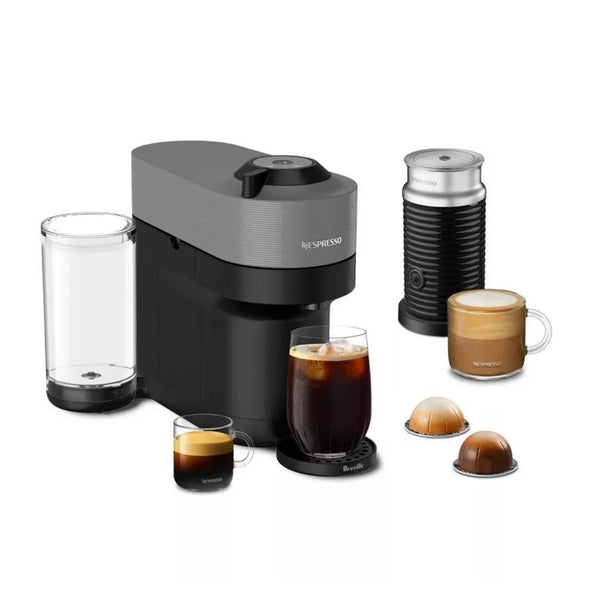 Nespresso Vertuo Pop+ Combination Espresso and Coffee Maker with Milk Frother