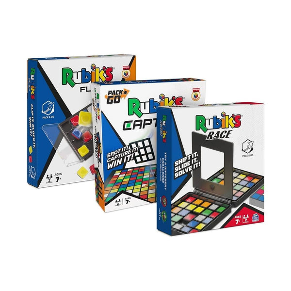 Rubik’s Pack & Go, 3 Game Bundle