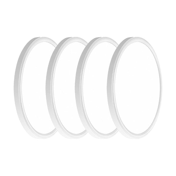 4-Pack 3200lm LED Flush Mount Ceiling Light