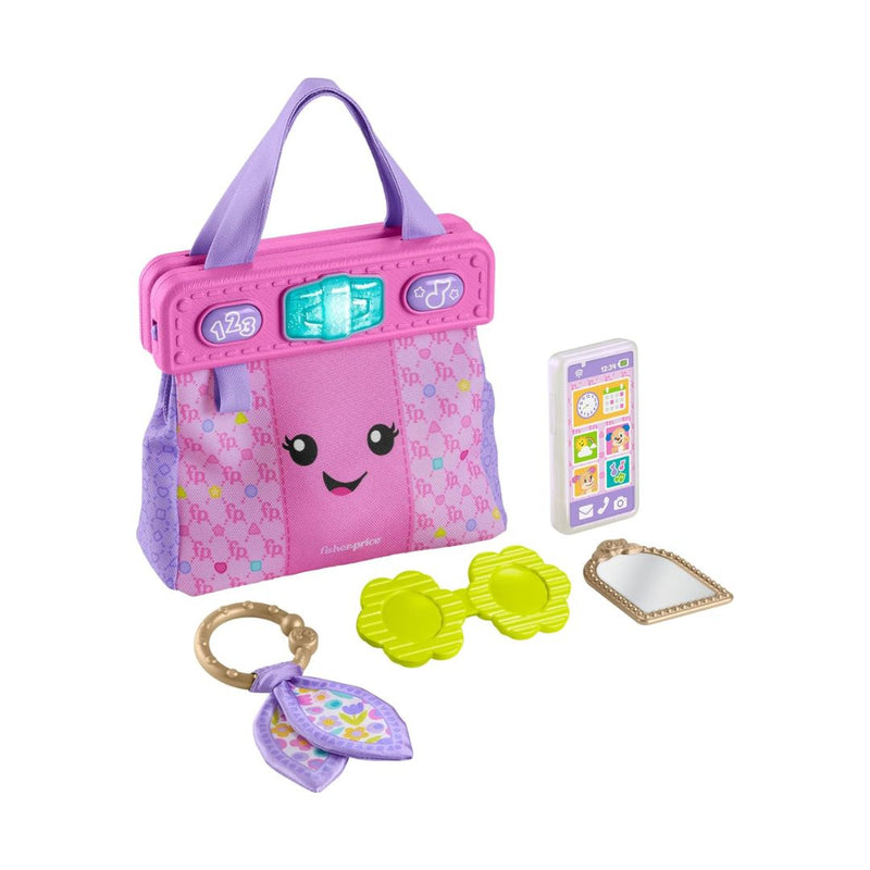 Fisher-Price Learning Purse Interactive Bag & 4 Accessories