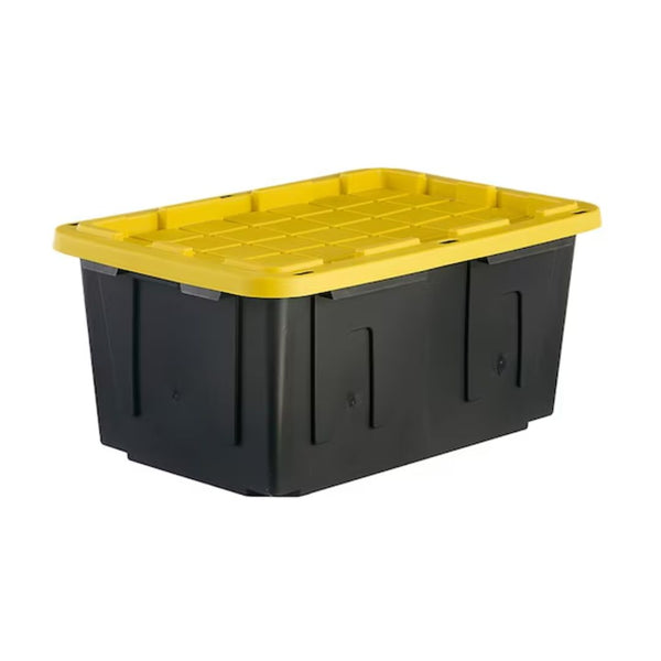 Large 27-Gallon Heavy Duty Tote with Standard Snap Lid