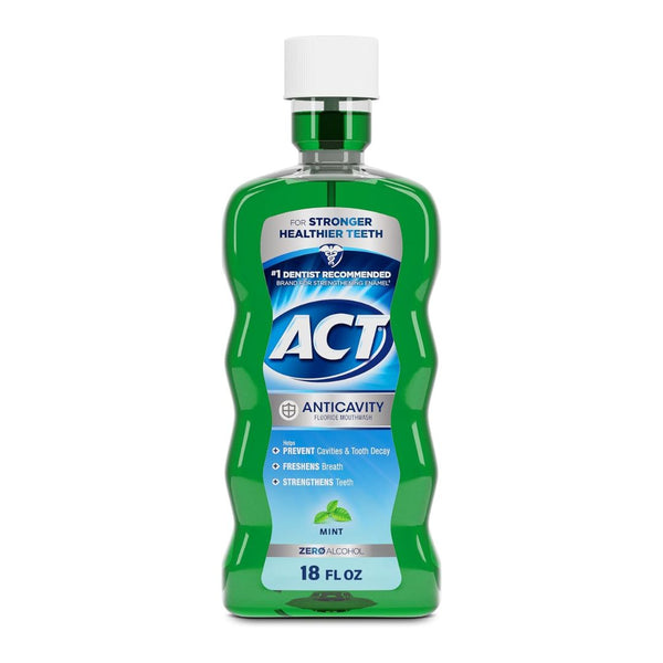 ACT Anticavity Zero Alcohol Fluoride Mouthwash