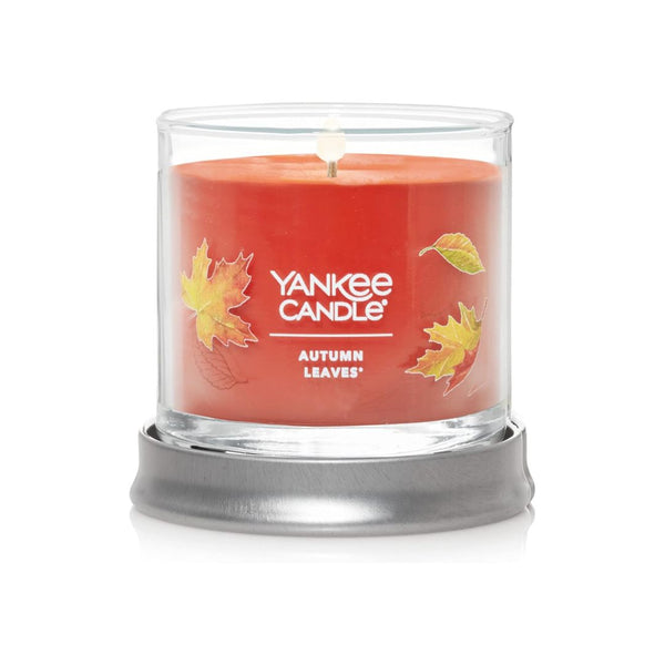 Yankee Candle Autumn Leaves Scented, Signature 4.3oz Small Tumbler Candle