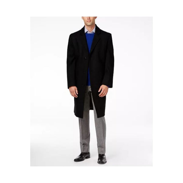 London Fog Men Signature Wool-Blend Overcoat