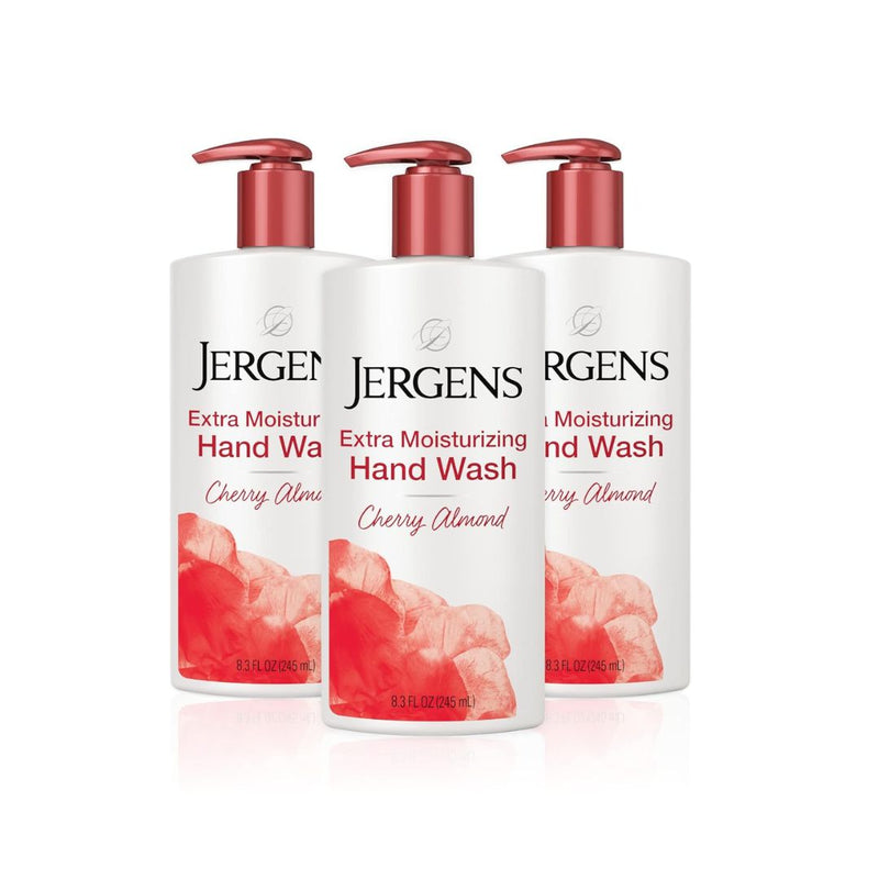 3 Bottles of Jergens Extra Moisturizing Hand Soap