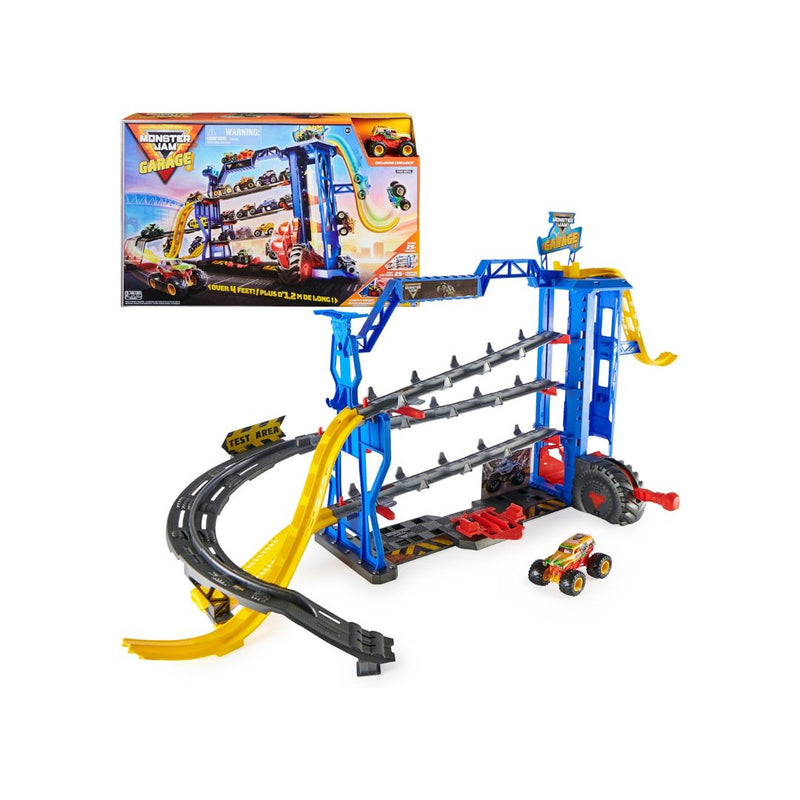 Monster Jam Garage Playset and Storage with Monster Truck