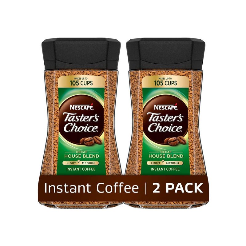 2 Pack Of Decaf Nescafe Taster's Choice Instant Coffee