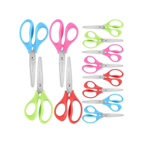 12-Pack Kids Scissors, Right Handed