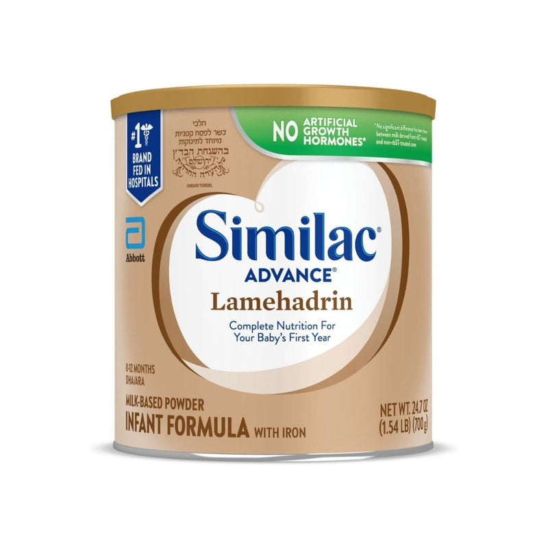 Similac Lamehadrin Badatz-certified Advance Infant Formula, Powder, 24.7 Oz