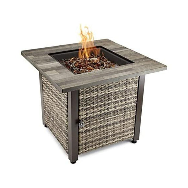 30-Inch Square Gas Fire Table