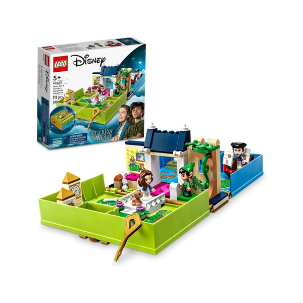 111-Pcs LEGO Disney Peter Pan & Wendy's Storybook Adventure Portable Playset