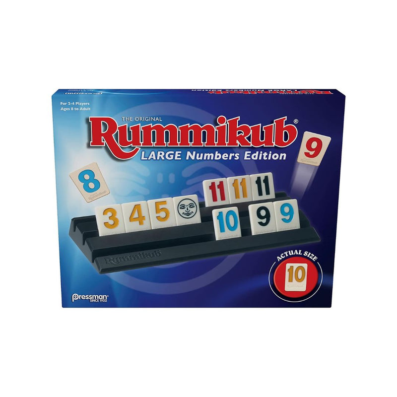 Pressman Rummikub Game Large Numbers Edition