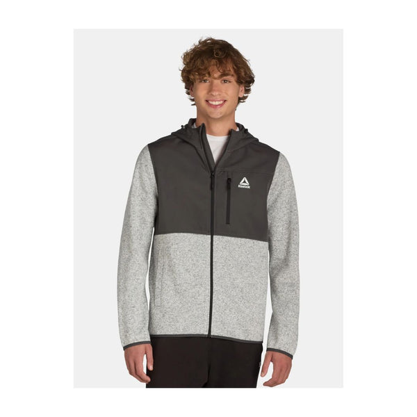 Reebok Delta Men’s Hooded Sweater Fleece Jacket