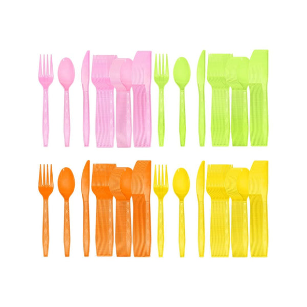 300-Pack Plastic Cutlery Set