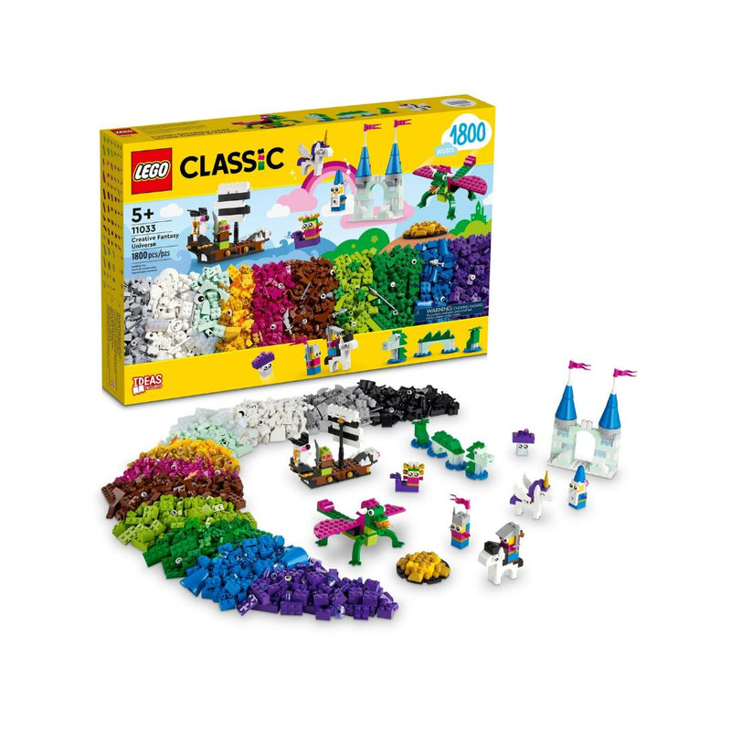 LEGO Classic Creative 1,800 Piece Fantasy Universe Set