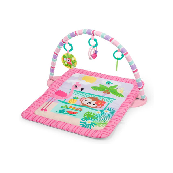 Bright Starts Pink Palms Tiki-Toy Bar Baby Activity Gym
