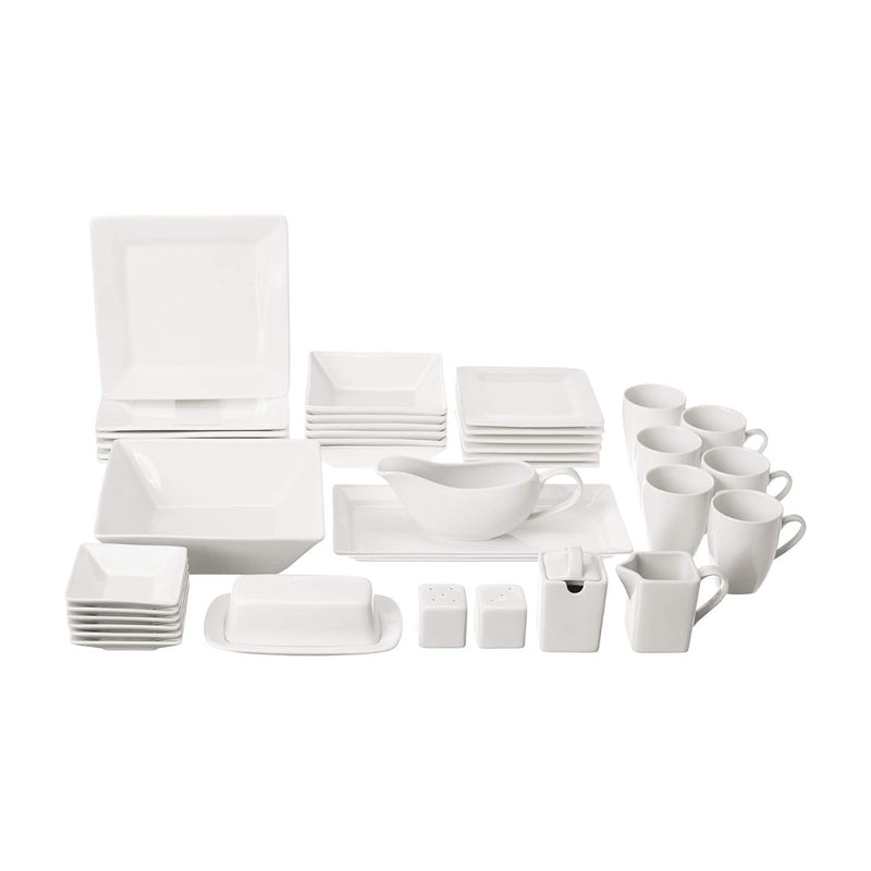 40-Piece 10 Strawberry Street Nova Square Dinnerware Set