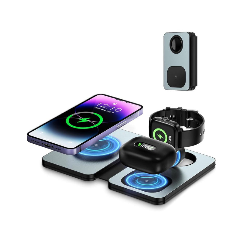 3-in-1 Foldable Wireless Charger Station