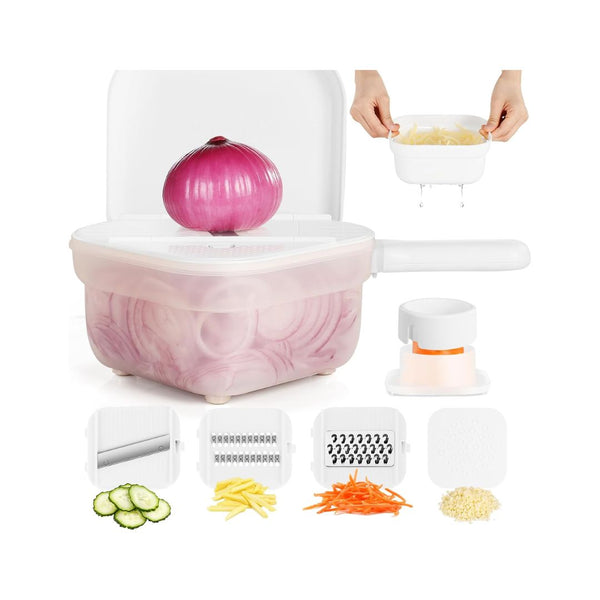 4-in-1 Vegetable Slicer with Drain