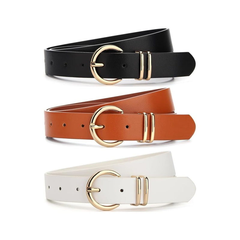 3-Pack Women Belts